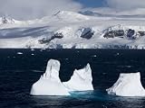Icebergs, Lemaire Channel, Weddell Sea, Antarctic Peninsula, Antarctica, Polar Regions Places Photographic Poster Print by Thorsten Milse, 40x30