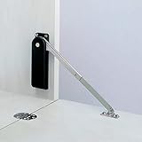 ソフトダウンステー 重量扉用 【LAMP】 スガツネ HDS-10K キャッチ付 扉1枚あたり左・右用を各1ヶ所ずつ使用。 右用/ホワイト ソフトダウン ステー