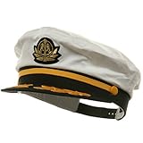 Adjustable Captain Hat-White Flagship W39S25C