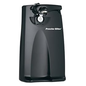 Proctor Silex Plus 76371P Extra-Tall Can Opener, Black