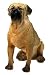 MASTIFF DOG FIGURINE Sits NEW Resin 4947