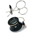 3.3X Double Loupe Glass Clip On Eyeglass Cheap Tools