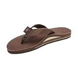 Womens Hemp Double Stack Wide Strap Brown X-Large (8.5 - 9.5)
