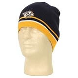 Nashville Predators Knit Beanie / Winter Hat - 2 Stripe Navy