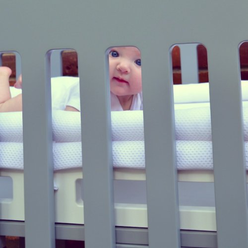 Secure Beginnings Mini Breathable Crib Mattress, White/White Baby Shop