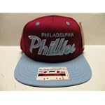 MLB Philadelphia Phillies Team Script 2 Tone Retro Snapback Cap