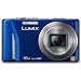 Panasonic Lumix DMC-TZ22EG-A Digitalkamera (14 Megapixel, 16-fach opt. Zoom, 7,5 cm (3 Zoll) Touch LC-Display, GPS, Full HD, 3D, bildstabilisiert) blau