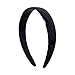 Four 1 Inch Plastic Headbands with Teeth - Black White Navy Red
