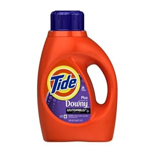 Tide with a Touch of Downy Unstopables Lush Scent, 50 fl Oz Bottle (Pack of 6)