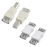 GTMax USB 2.0 A Female to B Male Adapter+USB 2.0 A Female to A Female Adapter