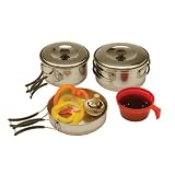 Texsport Stainless Steel Backpackers Cook Set