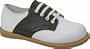 Willits Infant Boys' Chris Saddle Oxfords,White/Brown Saddle Leather,7.5 D US