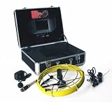 New Sewer Drain Pipe Color Camera Video System Snake 65ft Cable
