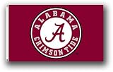 Alabama Crimson Tide Alabama Circle 3X5 Flag - NCAA