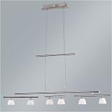 Wofi Pendelleuchte Pendellampe DIA 6x20W durch TOUCH dimmbar, höhenverstellbar