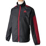 (アディダス)adidas adienergy ウィンドジャケット SS693 X47656 ブラック/ユニバーシティレッド S