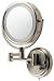 Health & Personal Care : Conair BE9SN Double Sided Lighted Wallmount Mirror, Satin Nikel Finish