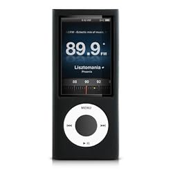 Premium Black Silicon RUBBER Skin for the Apple iPod Nano 5 5th Generation