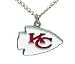 Kansas City Chiefs Logo Pendant Necklace - NFL Football Fan Shop Sports Team Merchandise