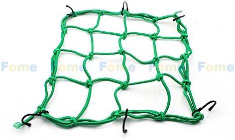 FOME Shopping electric car bike cycling rack cover luggage cover net luggage motorbike net helmet network Green + A FOME Gift