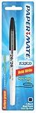 Paper Mate 20/20 Bold Point Porous Point Pen, 1 Black Ink Pen (13101)