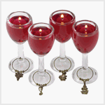Wine Glass Candles