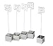 Darice VL41230 Wire Square Base Place Card Holder, 5-Pack