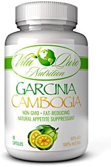 $5 EXTRA OFF AT CHECKOUT- 100% PURE GARCINIA CAMBOGIA BY VITA PURO NUTRITION - BEST FORMULA ON THE MARKET FOR LOOSING WEIGHT FAST AND NATURALLY - 60% HCA -90 CAPSULES- NON-GMO- 1200 mg per serving