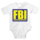 Onesie with FBI - Federal Boob Inspector