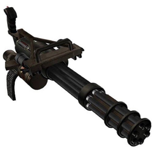 ガトリング ペーパークラフト リアルな迫力! 【図解 組立説明書付】