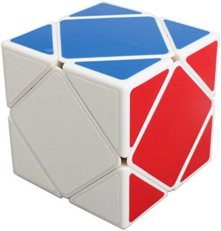 Treatoy Shengshou Skewb Cube White Sticker Puzzle Cube Brain Teaser Toy