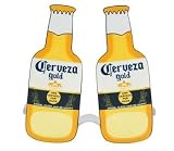 Cerveza Beer Bottle Glasses