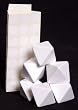 Bag of 6 Jumbo Blank White d8 Dice with Stickers