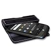 QuickFlipCase for Google's Nexus One Phone, Grantwood Technology's Premium Leather Horizontal Flip Case (Black)