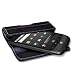 QuickFlipCase for Google's Nexus One Phone, Grantwood Technology's Premium Leather Horizontal Flip Case (Black)