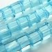 16 Inch Strand 4mm Lead Crystal Cube Beads - LIGHT BLUE Image