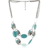 Leslie Danzis 18 Turquoise Two Strand Stone Ne