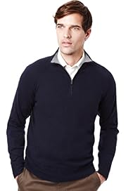 XS Collezione Cotton Rich Funnel Neck Jumper with Cashmere