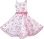 Sunny Fashion Robe Fille 3 Couches Rose Fleur Vague Reconstitution historique Mariage