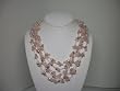 HinsonGayle "Gracie" Handwoven Five-Strand Natural Rose Quartz and Pink Cultured Pearl Necklace