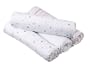 Aden by aden + anais 100% Cotton 4 Pack Muslin Swaddle Blanket, Oh Girl