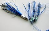 Tuna Trolling: Blue and White Hex Head Fishing Lure for Tuna Mahi Wahoo Marlin
