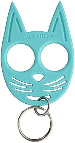 My Kitty Personal Safety Keychain Proudly Made in the USA (Aqua)