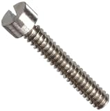 Stainless Steel Machine Screw, Fillister Head, Slotted Drive, M.8-1.25, 0.100" Length (Pack of 10)