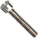 Stainless Steel Machine Screw, Fillister Head, Slotted Drive, M.8-1.25, 0.100" Length (Pack of 1)