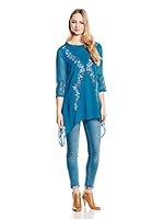 Peace & Love Blusa (Azul)