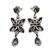 Dangle-Earrings Amethyst Gemstone Sterling Silver