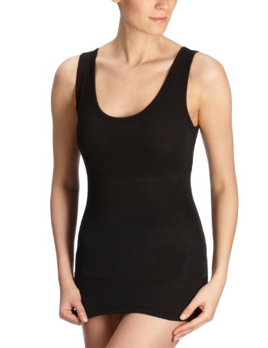 Yummie Tummie Damen Unterhemd STK1060, Gr. 36/38 (S), Schwarz (BLK) Preisvergleich