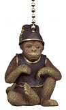 MONKEY fez Tropical CEILING FAN Pull chain home decor