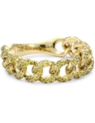 Phillips Frankel "Vibrant Affair" Yellow Diamond Chain Link Ring